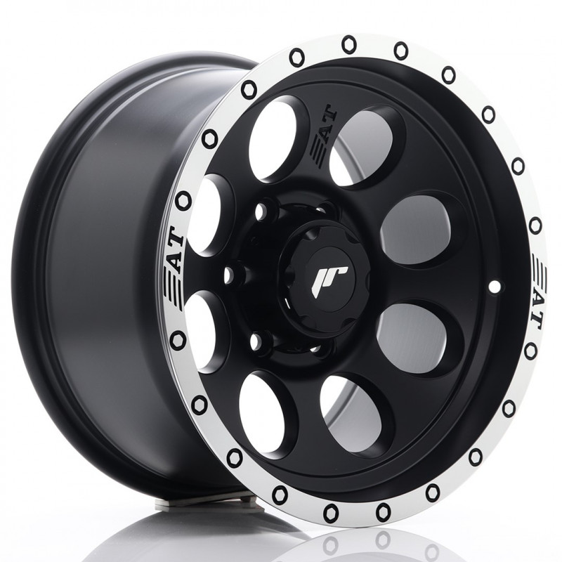 JAPAN RACING JRX4 16X9 6X114.3 ET-10 MATTE BLACK MACHINED LIP