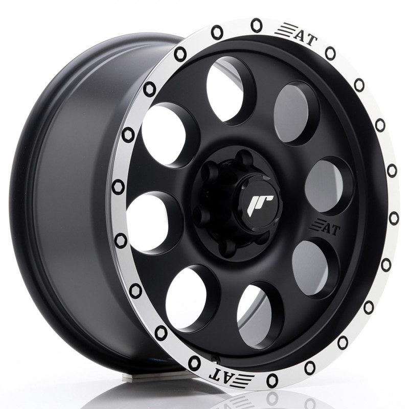 JAPAN RACING JRX4 17X8.5 6X139.7 ET20 MATTE BLACK MACHINED LIP