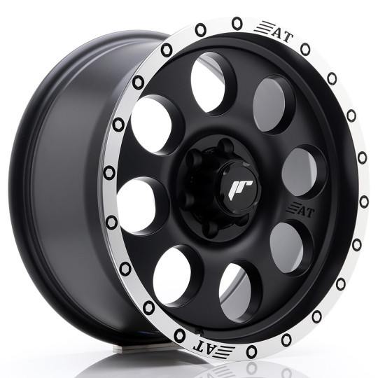 JAPAN RACING JRX4 17X8.5 6X114.3 ET20 MATTE BLACK MACHINED LIP
