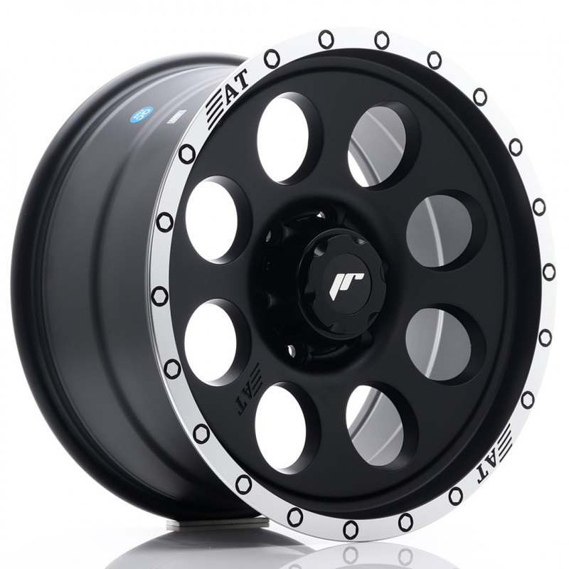 JAPAN RACING JRX4 18X9 6X139.7 ET20 MATTE BLACK MACHINED LIP