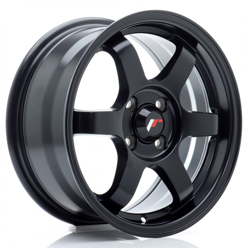 JAPAN RACING JR3 15X7 4X114.3 ET40 MATTE BLACK