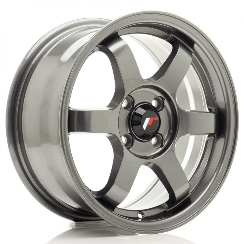 JAPAN RACING JR3 15X7 4X100 ET40 GUN METAL