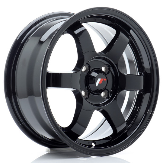 JAPAN RACING JR3 15X7 4X100 ET40 GLOSS BLACK