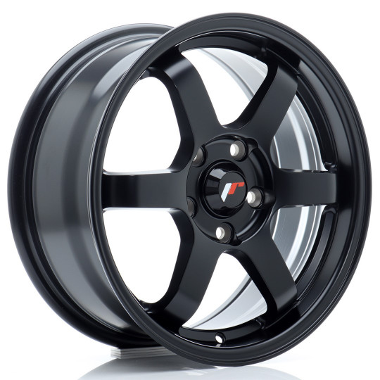 JAPAN RACING JR3 16X7 4X100 ET40 MATTE BLACK