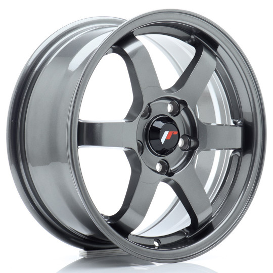 JAPAN RACING JR3 16X7 4X100 ET40 GUN METAL