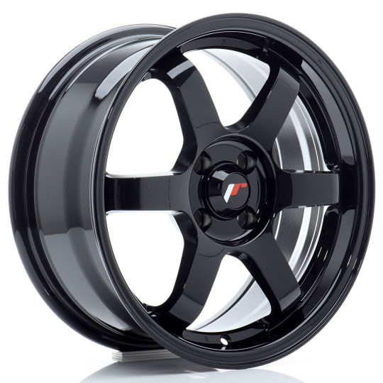 JAPAN RACING JR3 16X7 4X100 ET40 GLOSS BLACK