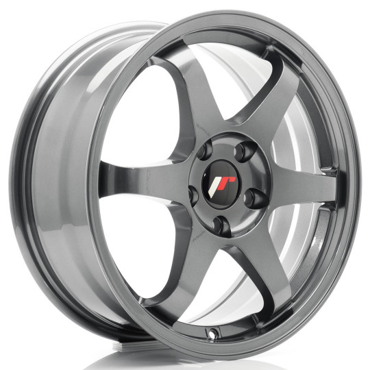JAPAN RACING JR3 17X7 4X100 ET40 GUN METAL