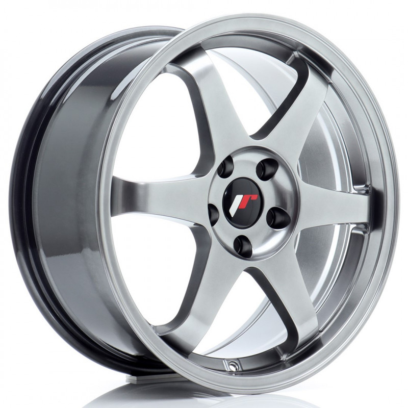 JAPAN RACING JR3 18X8 5X100 ET40 HYPER BLACK