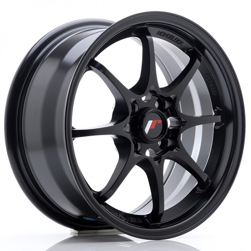JAPAN RACING JR5 15X7 4X100 ET35 MATTE BLACK