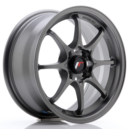 JAPAN RACING JR5 15X7 4X100 ET35 GUN METAL