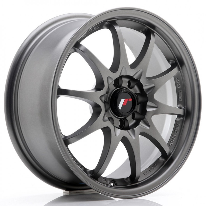 JAPAN RACING JR5 16X7 4X100/108 ET30 GUN METAL