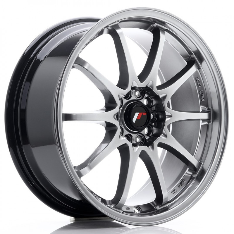 JAPAN RACING JR5 18X8 5X100 ET35 HYPER BLACK