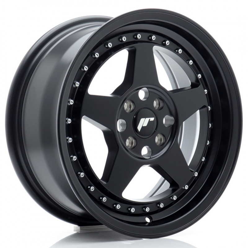 JAPAN RACING JR6 16X7 4X100 ET35 MATTE BLACK