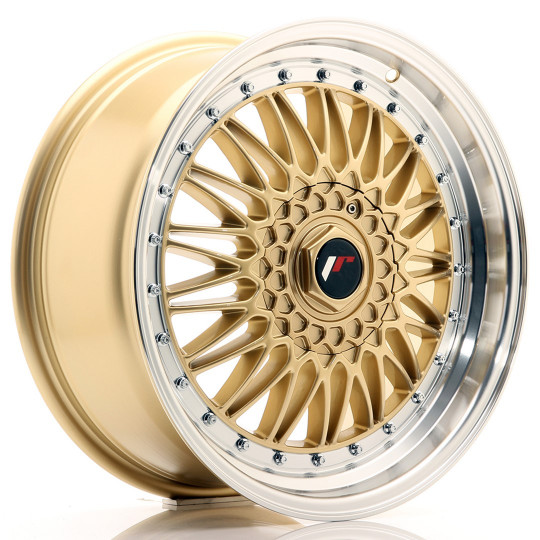JAPAN RACING JR9 18X8 5X100/120 ET35 GOLD MACHINED LIP