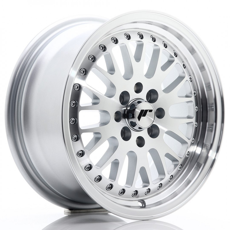 JAPAN RACING JR10 15X7 4X100/108 ET30 SILVER MACHINED LIP