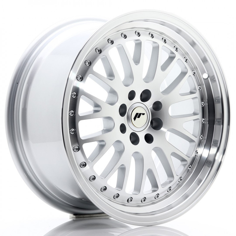 JAPAN RACING JR10 17X8 4X100/108 ET35 SILVER MACHINED LIP