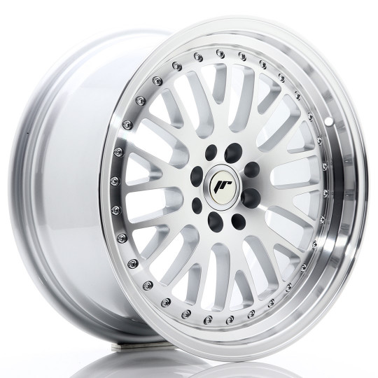 JAPAN RACING JR10 17X8 4X100/114.3 ET35 SILVER MACHINED FACED