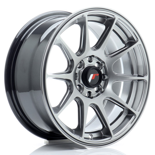 JAPAN RACING JR11 15X7 4X100/108 ET30 HYPER BLACK