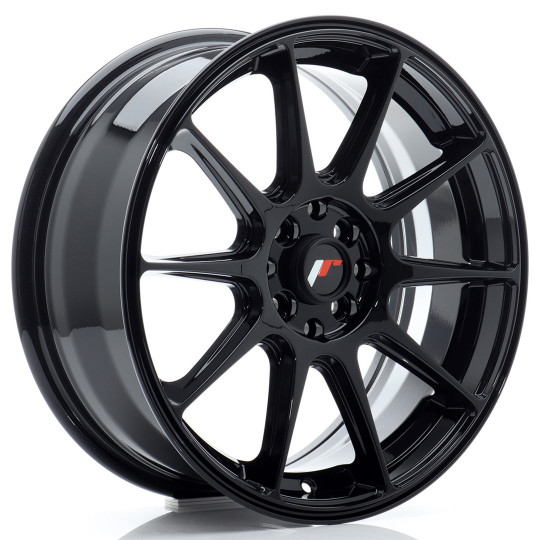 JAPAN RACING JR11 17X7 4X100/108 ET25 GLOSS BLACK