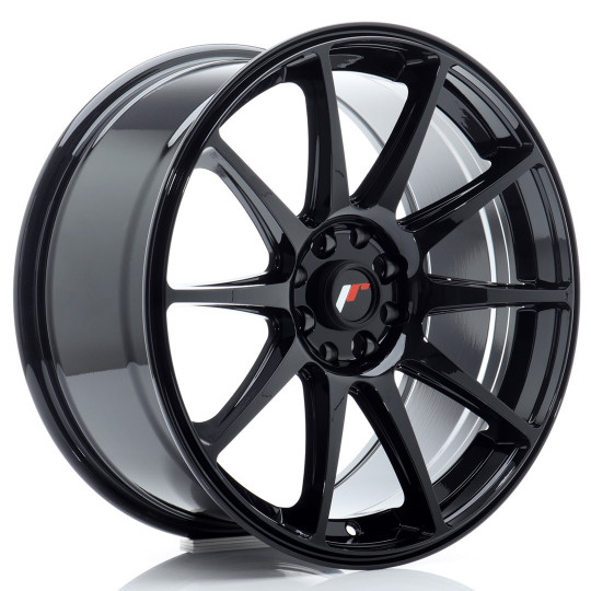 JAPAN RACING JR11 18X8.5 4X108/114.3 ET30 GLOSS BLACK