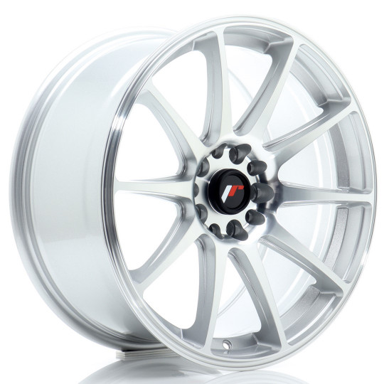 JAPAN RACING JR11 18X8.5 5X100/108 ET35 SILVER MACHINED FACED
