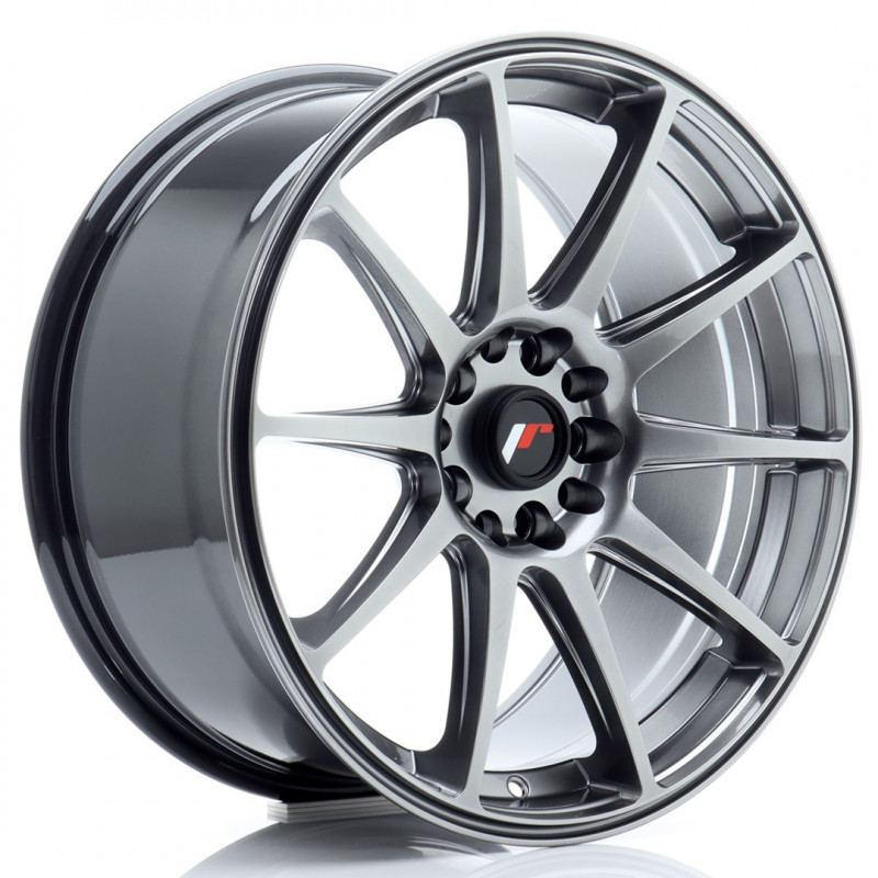 JAPAN RACING JR11 18X8.5 5X112/114.3 ET40 HYPER BLACK