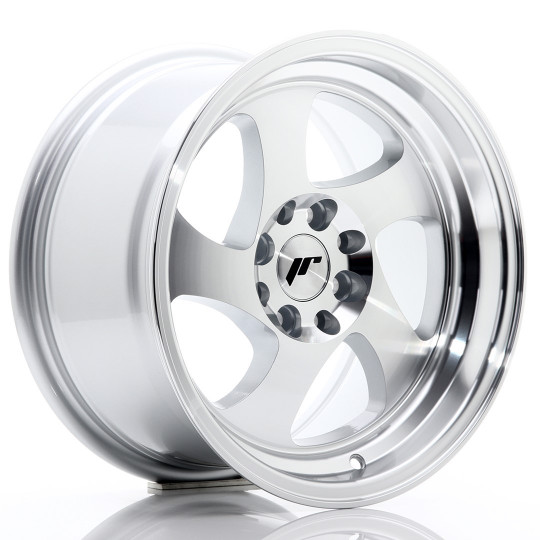 JAPAN RACING JR15 15X8 4X100/108 ET20 SILVER MACHINED LIP