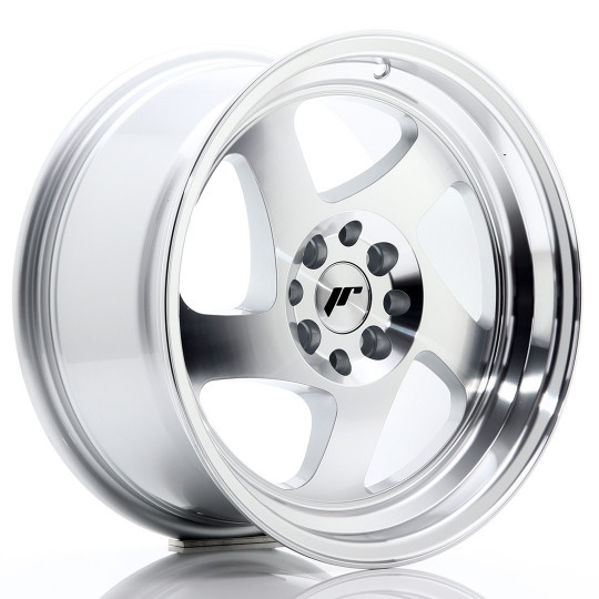 JAPAN RACING JR15 16X8 4X100/108 ET25 SILVER MACHINED LIP