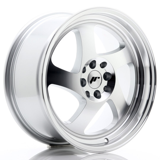 JAPAN RACING JR15 17X8 4X100/114.3 ET35 SILVER MACHINED LIP