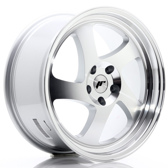 JAPAN RACING JR15 18X8.5 5X112 ET40 SILVER MACHINED LIP