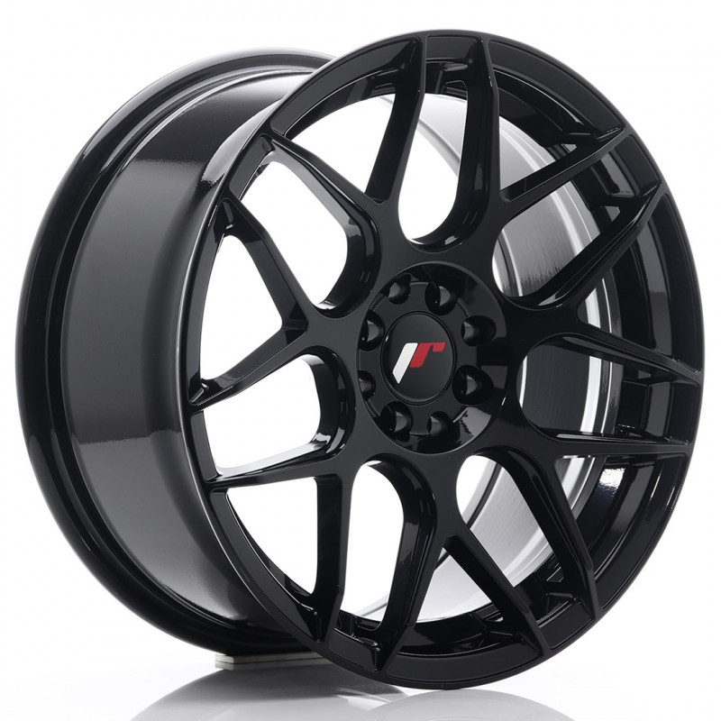 JAPAN RACING JR18 18X8.5 5X112/114.3 ET45 GLOSS BLACK