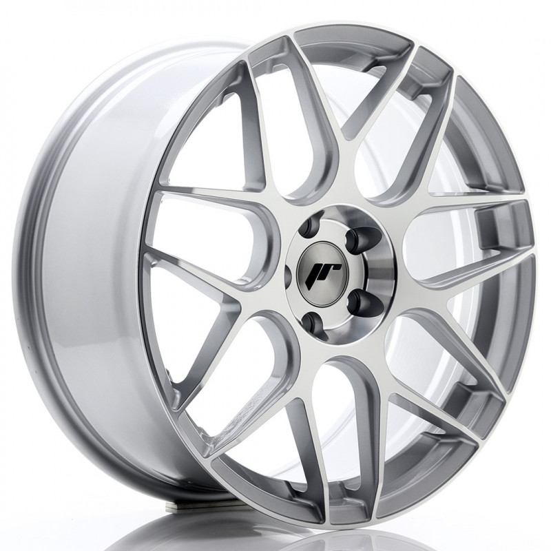 JAPAN RACING JR18 19X8.5 5X112 ET35 SILVER MACHINED FACED