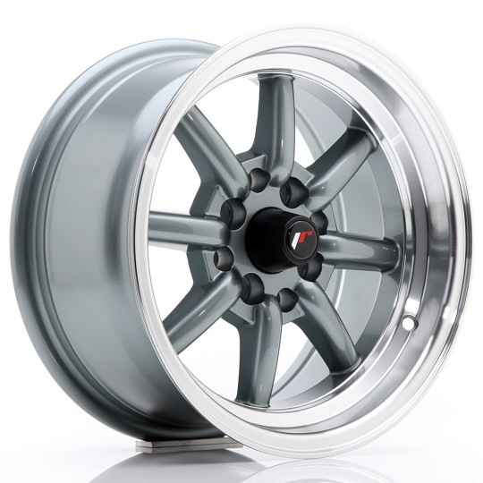 JAPAN RACING JR19 14X7 4X100/114.3 ET0 GUN METAL