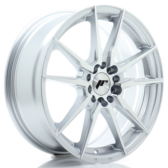 JAPAN RACING JR21 17X7 4X100/114.3 ET40 SILVER MACHINED FACED