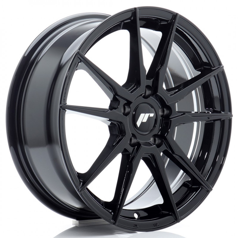 JAPAN RACING JR21 17X7 5X100 ET40 GLOSS BLACK