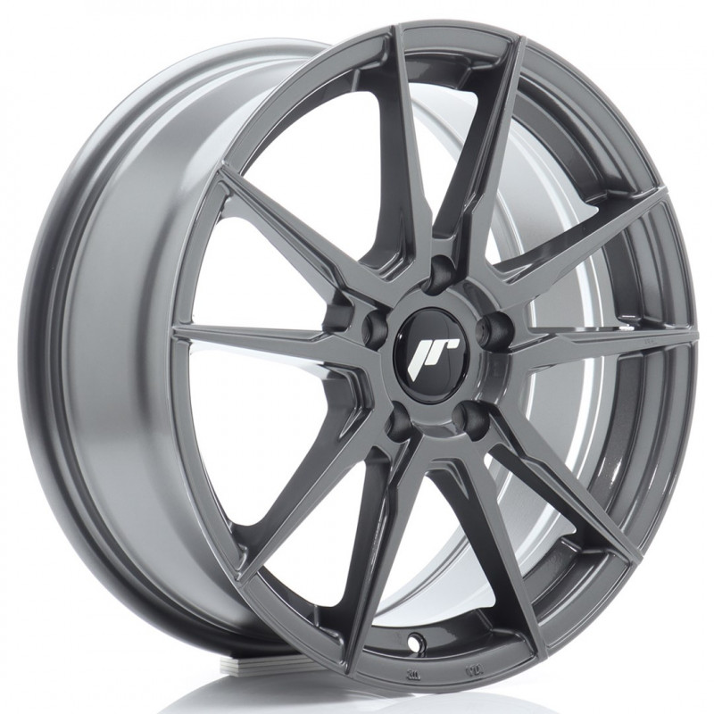 JAPAN RACING JR21 17X7 5X100 ET40 HYPER GRAY