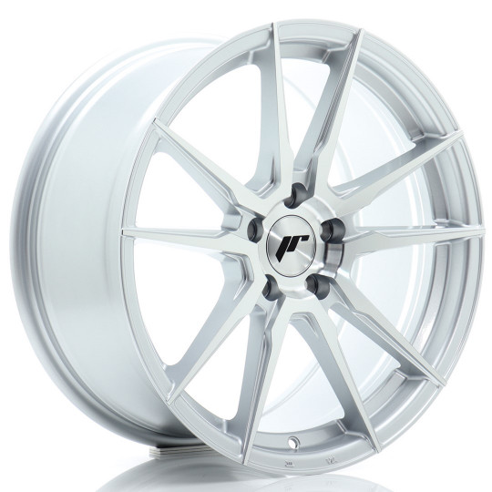JAPAN RACING JR21 18X8.5 5X112 ET45 SILVER MACHINED FACED