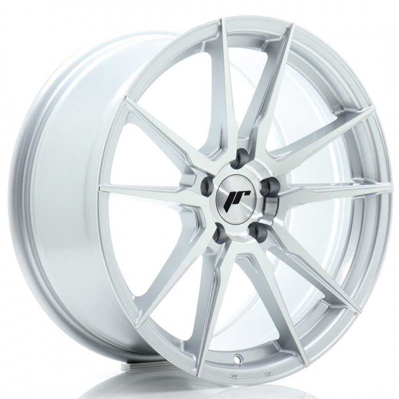 JAPAN RACING JR21 18X8.5 5X112 ET45 SILVER MACHINED FACED