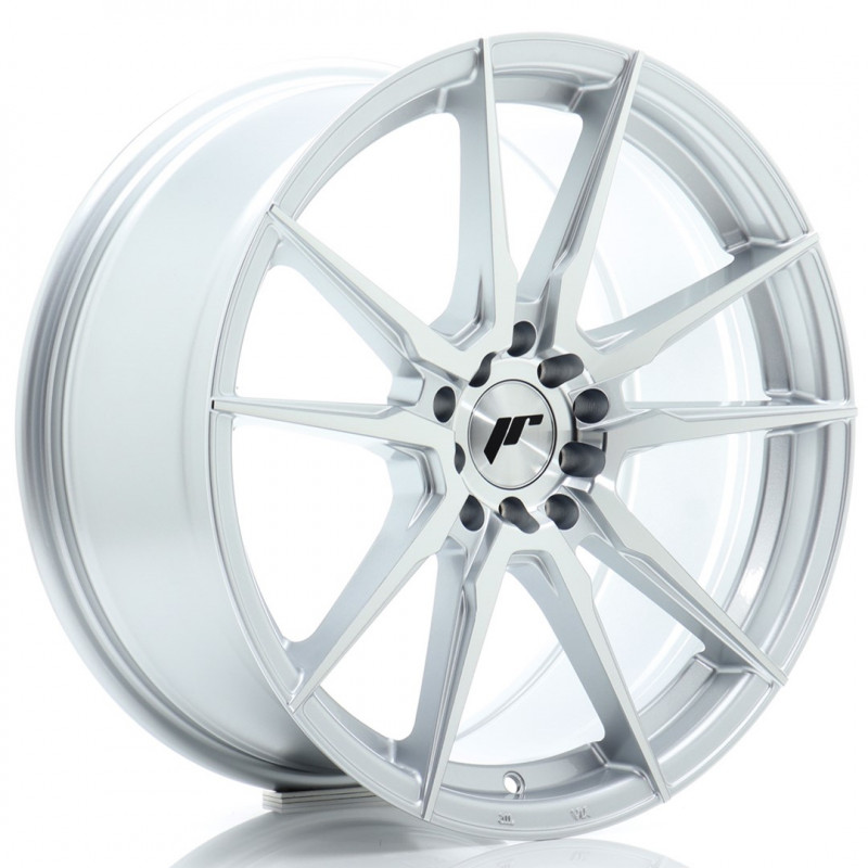 JAPAN RACING JR21 18X8.5 5X100/120 ET35 SILVER MACHINED FACED