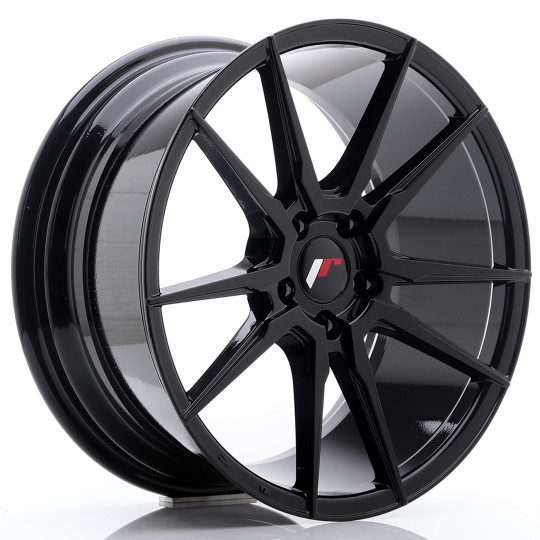 JAPAN RACING JR21 18X8.5 5X100 ET40 GLOSS BLACK