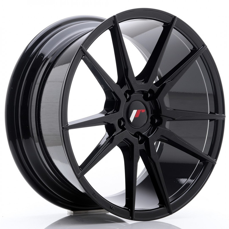 JAPAN RACING JR21 18X8.5 5X100 ET40 GLOSS BLACK