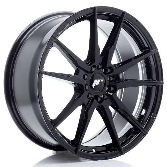 JAPAN RACING JR21 19X8.5 5X112/114.3 ET45 GLOSS BLACK