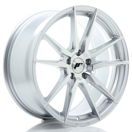 JAPAN RACING JR21 19X8.5 5X120 ET35 SILVER MACHINED FACED