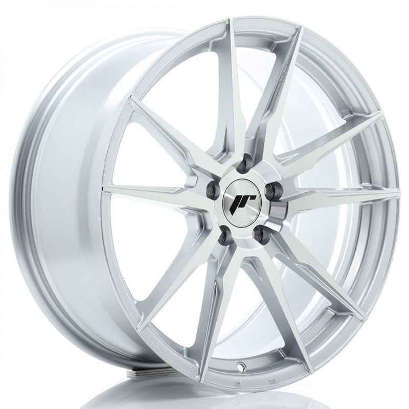 JAPAN RACING JR21 19X8.5 5X120 ET35 SILVER MACHINED FACED