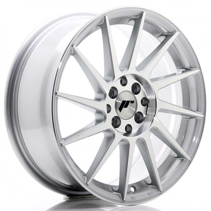 JAPAN RACING JR22 17X7 4X100/108 ET25 SILVER MACHINED FACED