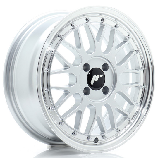 JAPAN RACING JR23 16X7 4X100/108 ET20 SILVER MACHINED LIP