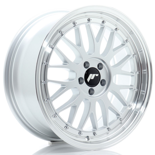 JAPAN RACING JR23 18X8.5 5X112 ET45 SILVER MACHINED LIP