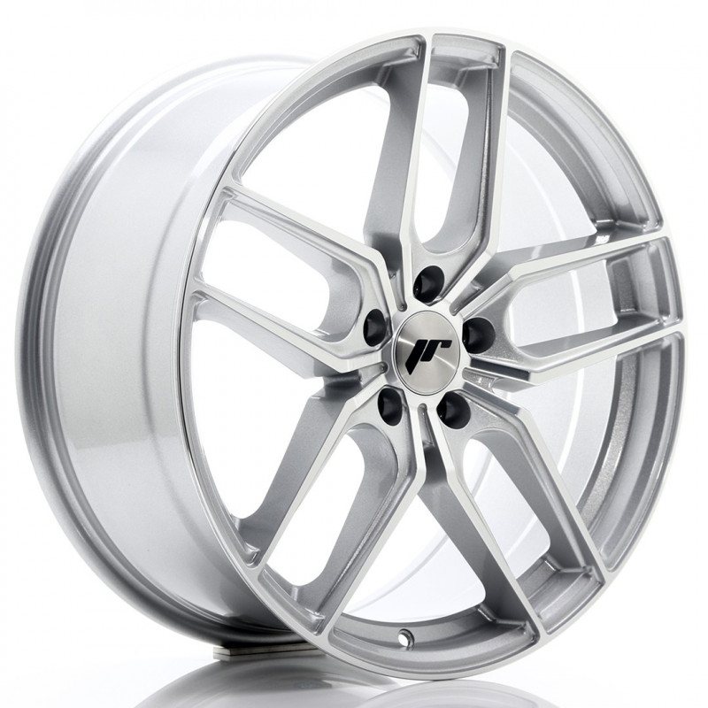 JAPAN RACING JR25 19X8.5 5X112 ET40 SILVER MACHINED FACED