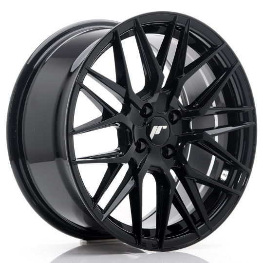 JAPAN RACING JR28 17X8 4X100 ET40 GLOSS BLACK