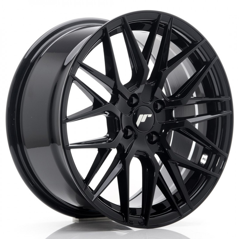 JAPAN RACING JR28 17X8 4X100 ET40 GLOSS BLACK